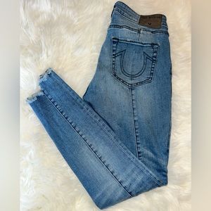 True Religion Jennie Curvy Skinny Pleated Jeans